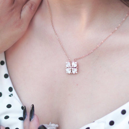 Magnetic Four Hearts Necklace