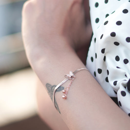 Cute Butterfly  Loose Chain Bracelet