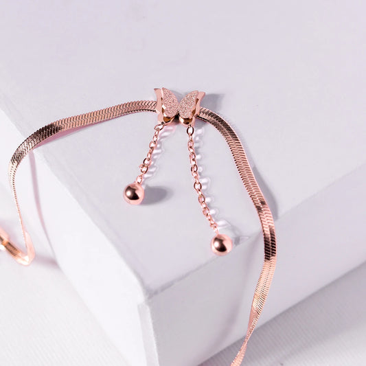 Cute Butterfly  Loose Chain Bracelet